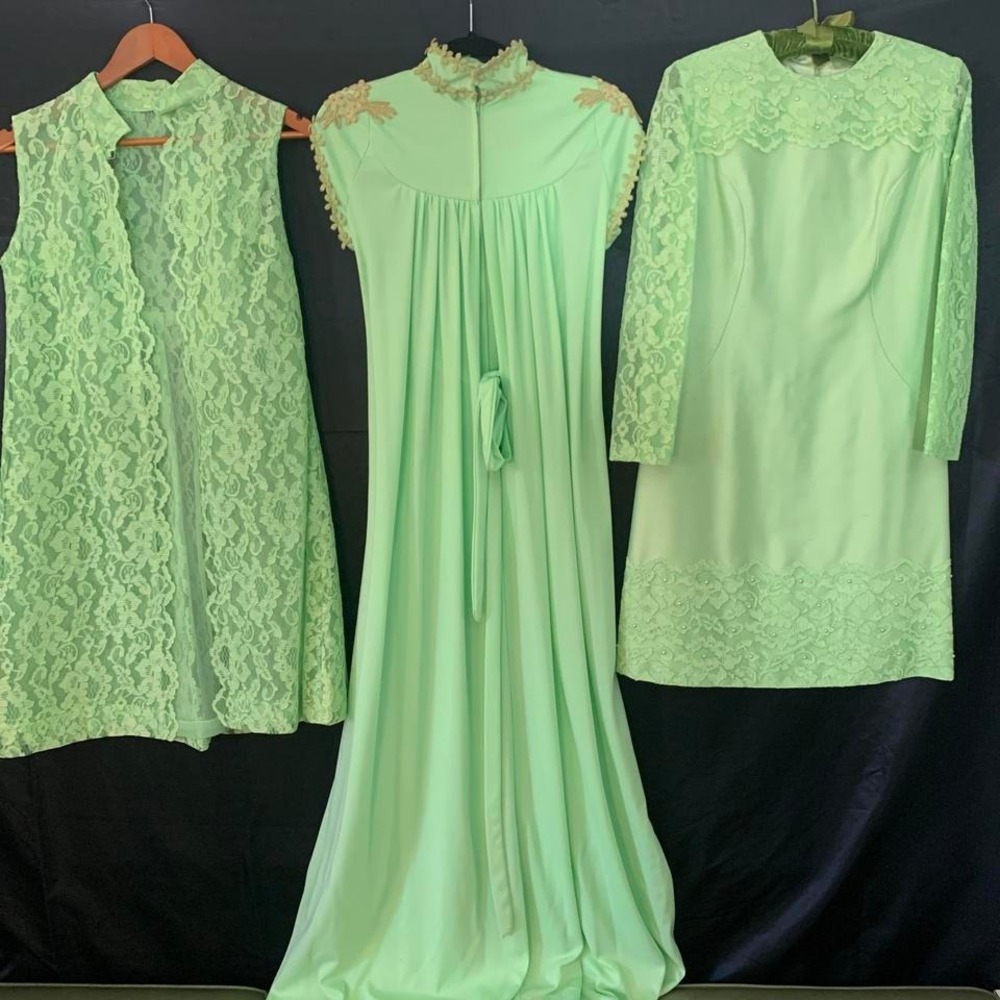 Vintage‎ 1960s 3 piece lace dress